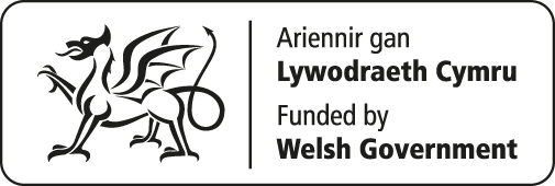 Funded by Welsh Government logo Ariennir gan Lywodraeth Cymru